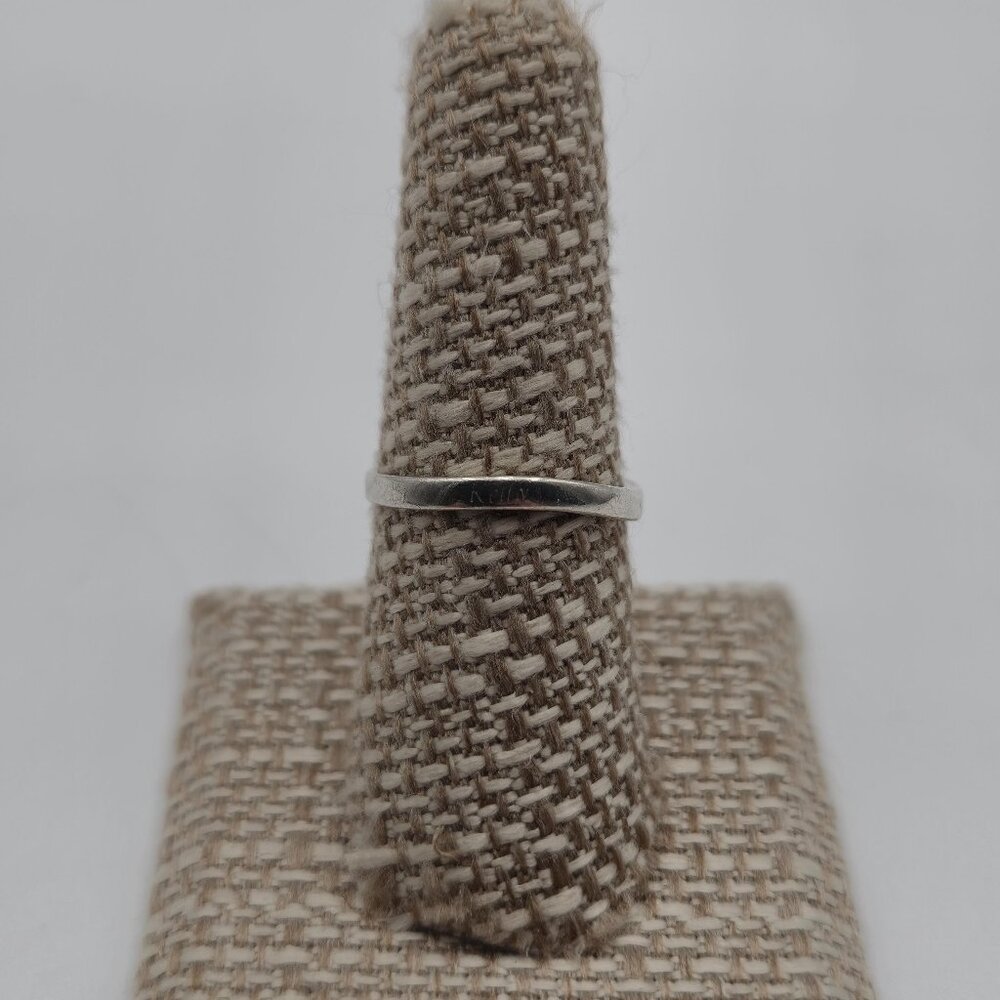 Size 7.75 Sterling Silver Very Worn Kelly Shannon Band Ring A3441